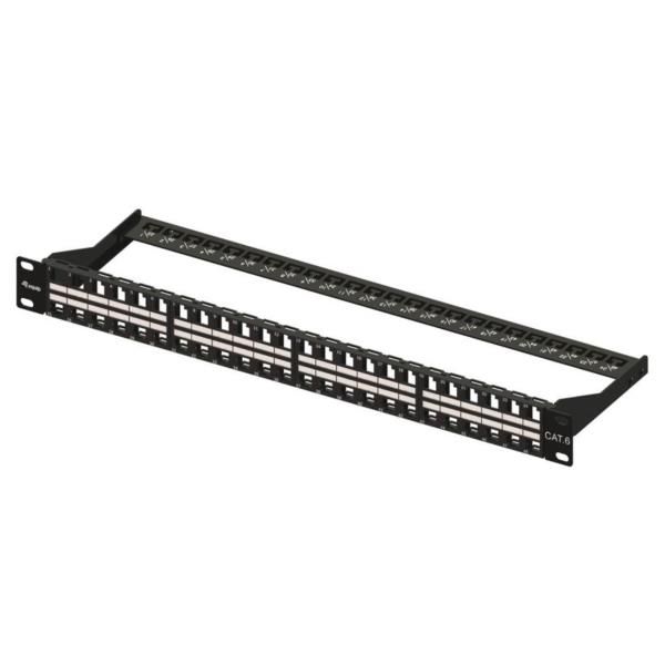 EQUIP CAT.6 PANEL 1U FOR 48 SLIM KEYSTONE