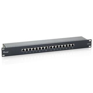 EQUIP CAT.6 PATCH PANEL 16-PORT 19 INCH 1
