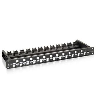 EQUIP CAT.6A PANEL FOR 24 KEYSTONE JACKS,