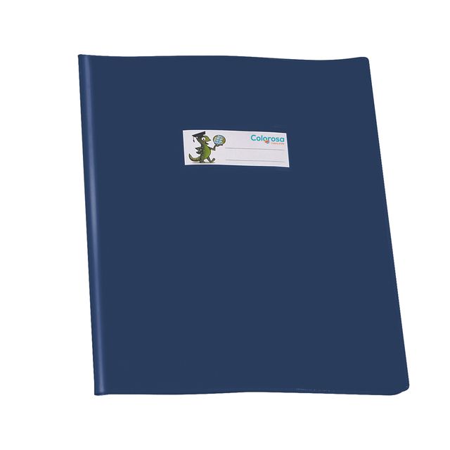 Coprimaxi GreenLine - A5 - PVC - 220 mic - c/alette - lucido - blu - Colorosa