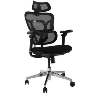 EQUIP OFFICE CHAIR ERGONIMIC BLACK DARK