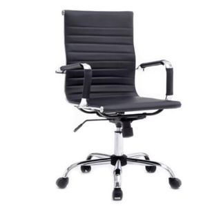 EQUIP OFFICE CHAIR MID BACK ERGONIMIC