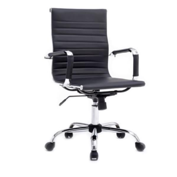 EQUIP OFFICE CHAIR MID BACK ERGONIMIC