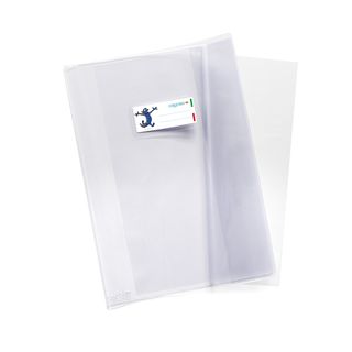 Coprimaxi Supercristallo - 21 x 30 cm - PVC - 200 mic - c/alette - neutro trasp…