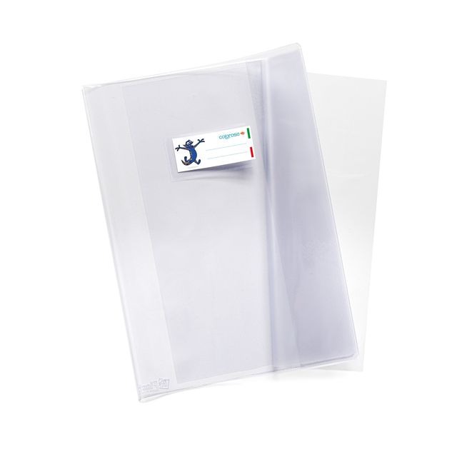 Coprimaxi Supercristallo - 21 x 30 cm - PVC - 200 mic - c/alette - neutro trasp…