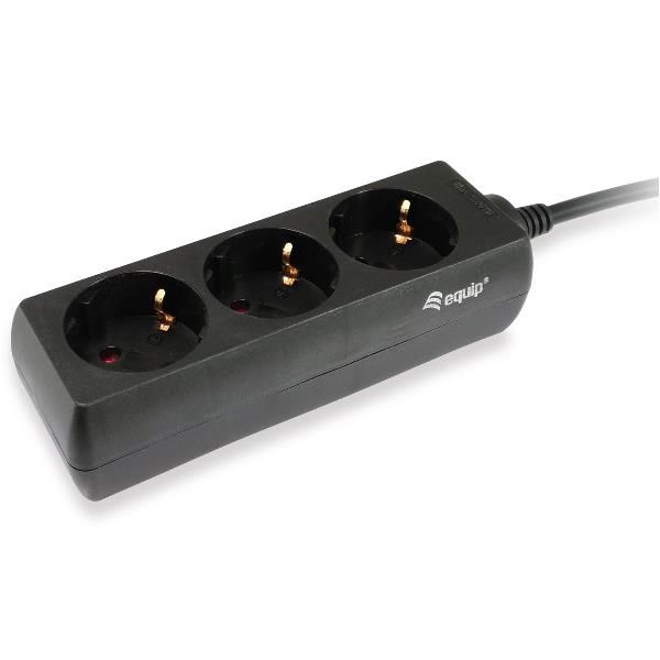 EQUIP POWER STRIP IEC CONNECTOR WITH 3 X