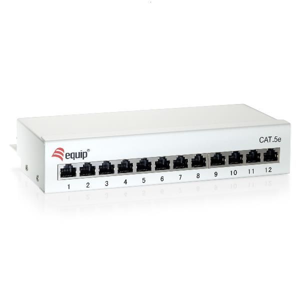 EQUIP PREMIUM CAT.6 PATCH PANEL 12-PORT D