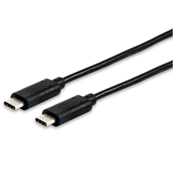 EQUIP USB 2.0 TYPE-C TO C M/M 1.0M BLA