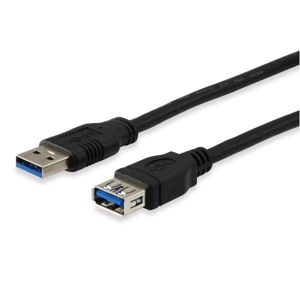 EQUIP USB 3.0 EXTENSION A->A M/F 3M BLAC