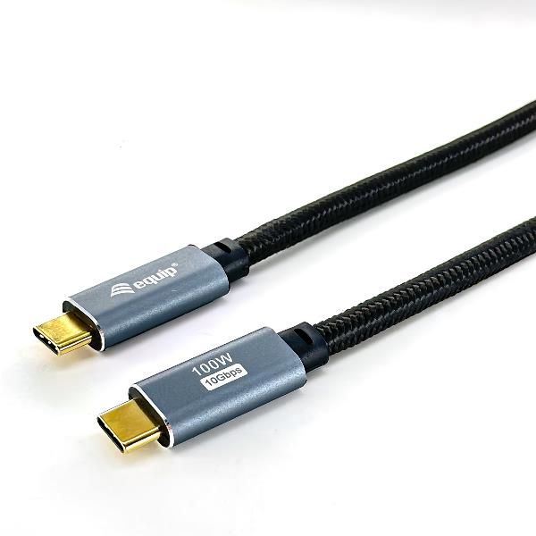 EQUIP USB 3.2 GEN2 C TO C CABLE M/M BLACK