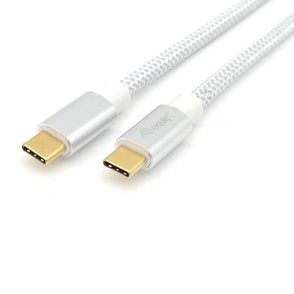 EQUIP USB 3.2 GEN2 C TO C CABLE M/M WHITE