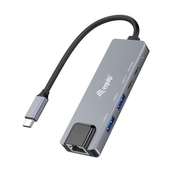 EQUIP USB-C TO 2.5G ETHERNET + 3 PORT USB