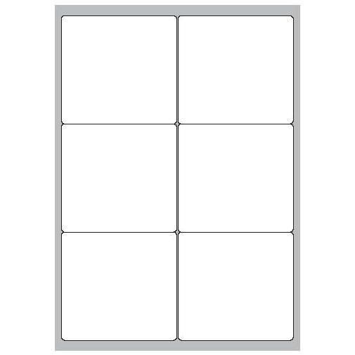 Copy Basic Megastar LP4MS - Carta - Opaca - adesivo permanente - bianco - 99 x …
