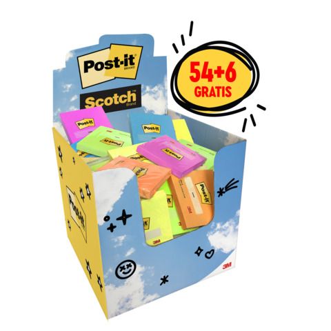 ESP60 POST-IT 76X76 ASSORTITI