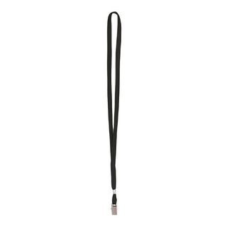 Cordoncino per portabadge - 49 x 1 cm - nero - Lebez - conf. 100 pezzi