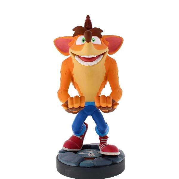 EXQUISITE GAMING CABLE GUY NEW CRASH BANDICOOT 20 CM SUPPORTO PER TELEFONO/CONT…