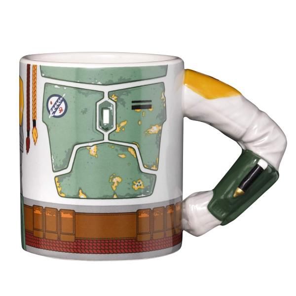 EXQUISITE GAMING STAR WARS TAZZA DA CAFFE' 3D 15x8.5x10 CM IN CERAMICA BOBA FETT