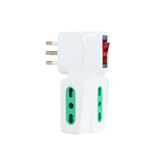 EXTRASTAR ADATTATORE SPINA 10A CON 3 PRESE 10A/16A
