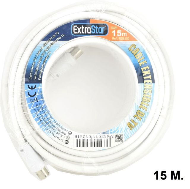 EXTRASTAR CAVO ANTENNA TV RG59 15M M.F.