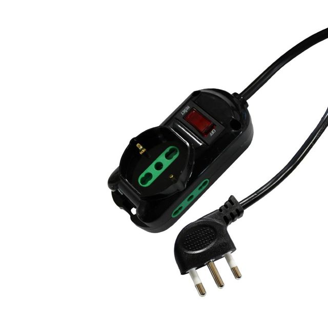 EXTRASTAR MULTIPRESA 10/16A+SCHUKO SPINA 10A CON SOVRACCARICO