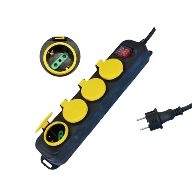 EXTRASTAR MULTIPRESA 4 POSIZIONI 10A/SCHUKO IP44 USO ESTERNO