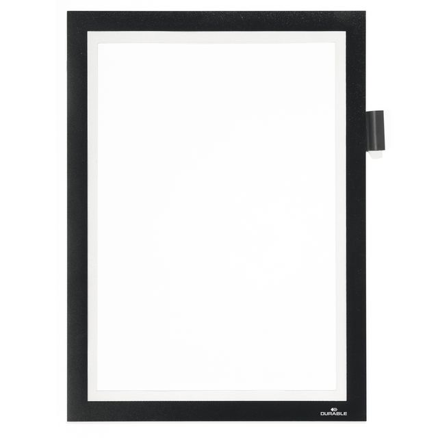 Cornice adesiva Duraframe Note - pannello magnetico - A4 (21 x 29,7 cm) - nero …