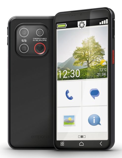 Emporia emporiaSMART.7mini, 13,8 cm (5.45?), 6 GB, 128 GB, 13 MP, Android 15, N…