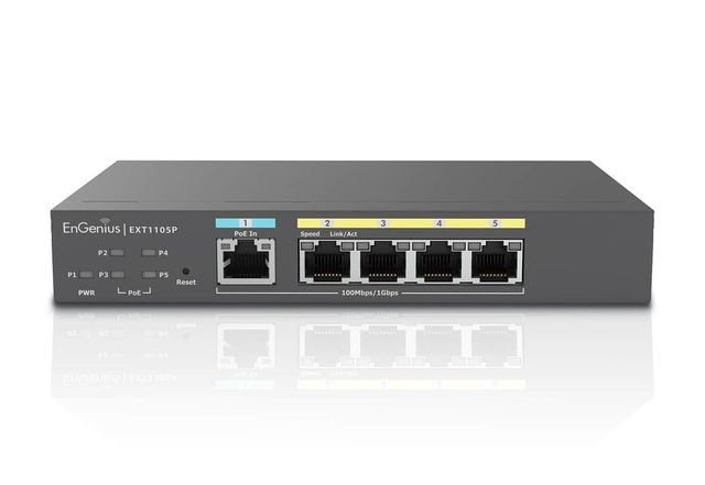 EnGenius EXT1105P, Gestito, L2, Gigabit Ethernet (10/100/1000), Supporto Power …