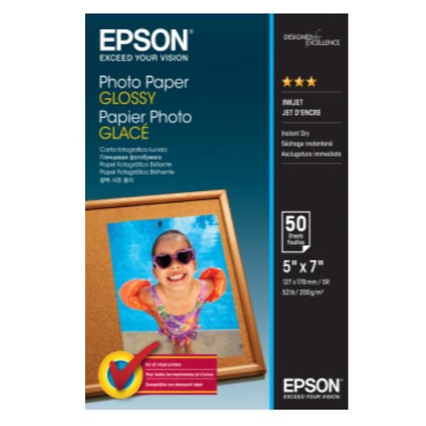 Epson - Lucido - 127 x 178 mm - 200 g/m² - 50 fogli carta fotografica - per Eco…
