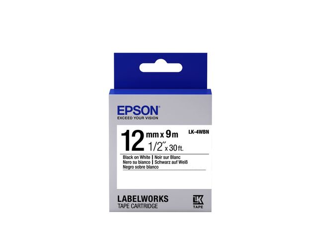 Epson - Nastro - Bianco/Nero - C53S654021