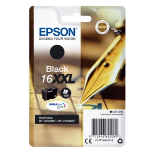 Epson 16XXL - 21.6 ml - XL - nero - originale - blister con radiofrequenza / al…