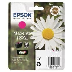 Epson 18XL - 6.6 ml - XL - magenta - originale - blister con allarme a radiofre…
