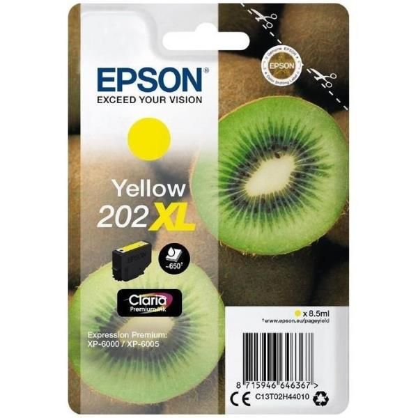 Epson 202XL - 8.5 ml - XL - giallo - originale - blister con radiofrequenza / a…