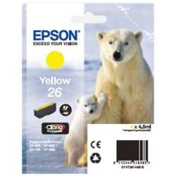 Epson 26 - 4.5 ml - giallo - originale - blister con radiofrequenza / allarme a…