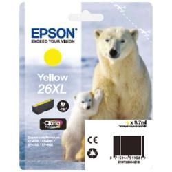 Epson 26XL - 9.7 ml - XL - giallo - originale - blister con radiofrequenza / al…
