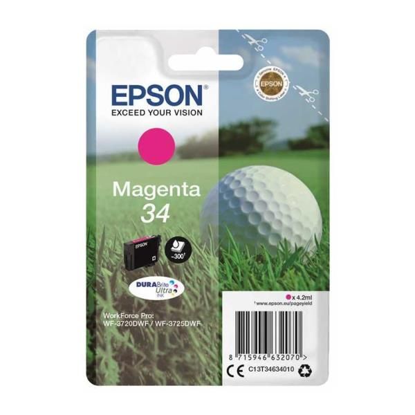 Epson 34 - 4.2 ml - magenta - originale - cartuccia d'inchiostro - per WorkForc…
