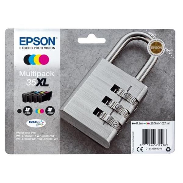Epson 35XL Multipack - Confezione da 4 - XL - nero, giallo, ciano, magenta - or…