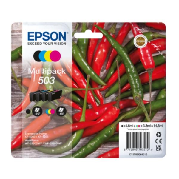 Epson 503XL Multipack - Confezione da 4 - XL - nero, giallo, ciano, magenta - o…