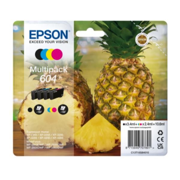 Epson 604 Multipack Easy Mail Packaging - Confezione da 4 - XL - nero, giallo, …