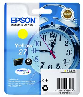 Epson Alarm clock 27 DURABrite Ultra cartuccia d\'inchiostro 1 pz Originale Gia…