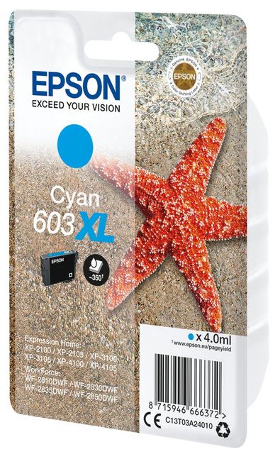 Epson C13T03A24020 cartuccia d'inchiostro 1 pz Originale Resa elevata (XL) Ciano