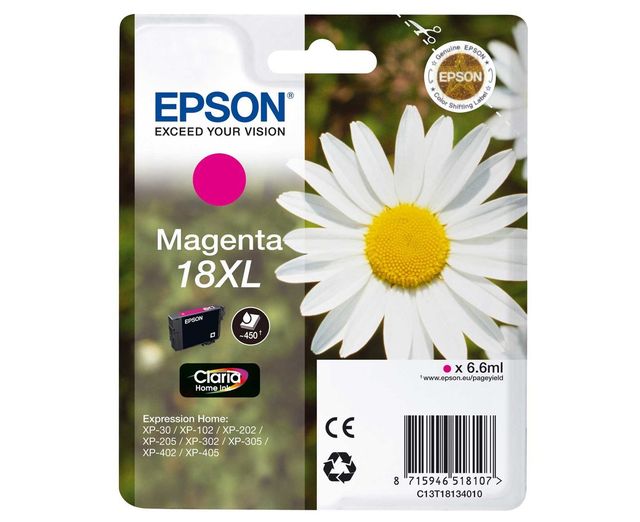 Epson Daisy Cartuccia Margherita Magenta Inchiostri Claria Home 18XL