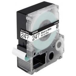 Epson LabelWorks LK-6WBN - Nero su bianco - Rotolo (2,4 cm x 9 m) 1 cassetta(e)…