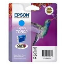 Epson T0802 - Ciano - originale - blister con radiofrequenza / allarme acustico…