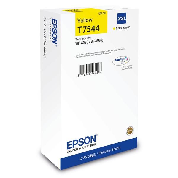 Epson T7544 - 69 ml - misura XXL - giallo - originale - cartuccia d'inchiostro …