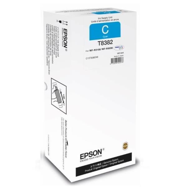 Epson T8382 - 167.4 ml - ciano - originale - ricarica inchiostro - per WorkForc…