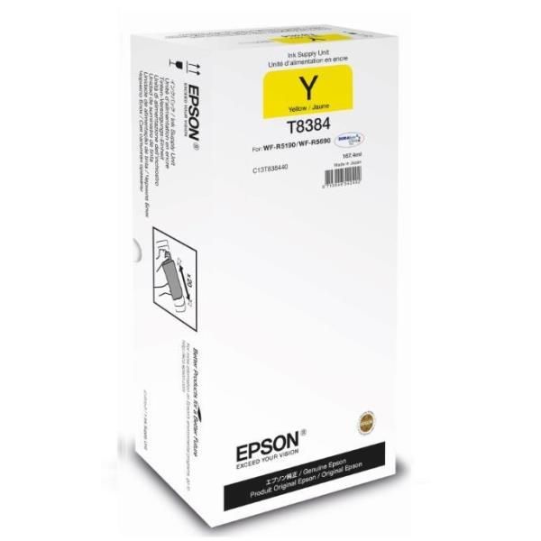 Epson T8384 - 167.4 ml - giallo - originale - ricarica inchiostro - per WorkFor…