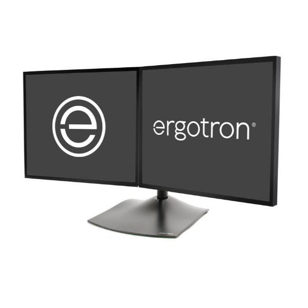 Ergotron DS100 - Supporto - orrizontale - per 2 display LCD - Alluminio, acciai…
