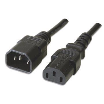 Ewent EC1913 cavo di alimentazione Nero 1,8 m Accoppiatore C14 Accoppiatore C13