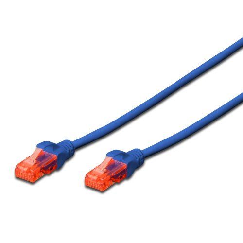 Ewent EW-6U-005 cavo di rete Blu 0,5 m Cat6 U/UTP (UTP)